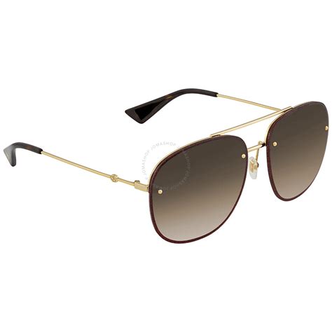 gucci sunglasses gg0227s|Gucci gradient pilot sunglasses.